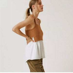 Anthropologie xs top NWOT